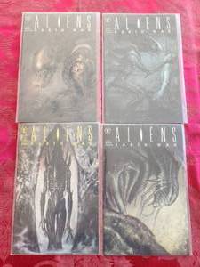 lot 109 image: Aliens Earth War comics - 1-4