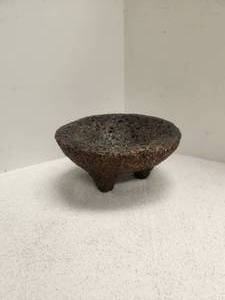 lot 119 image: Molcajete Bowl - made of Lava rock