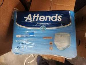 lot 152 image: 20 plus cases of 20 - youthsmall Attends Underwear