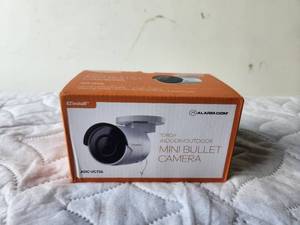 lot 257 image: Alarm.Com 1080p indooroutdoor mini bullet camera