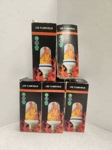 lot 234 image: Selection of 5 LED flame lights