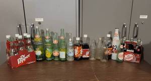 lot 4 image: DR. PEPPER COLLECTIBLE BOTTLES AS SHOWN.