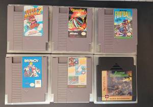 lot 22 image: (6) VINTAGE NINTENDO VIDEO GAME CARTRIDGES AS SHOWN. CHECK THESE OUT (SOLD 6 X THE MONEY)