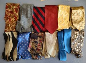 lot 104 image: (12) ASSORTED TIES AS SHOWN. SEE PICTURES