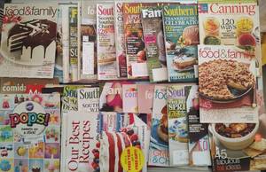lot 115 image: COOKING  BAKING MAGAZINES AS SHOWN.