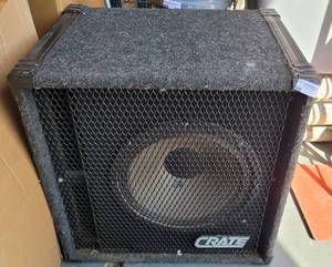 lot 4 image: CRATE SPEAKER MODEL BE-115 AS SHOWN.