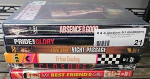lot 21 image: LOT OF DVDS AS SHOWN.
