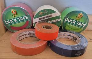 lot 57 image: LOT OF ASSORTED TAPE AS SHOWN.