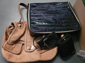 lot 201 image: ASSORTED BAGS AND MORE AS SHOWN.